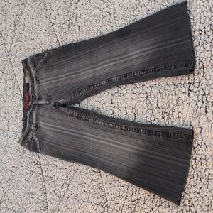 Armor Jeans| Stylish Black Stripped Denim Distressed Jeans for Women